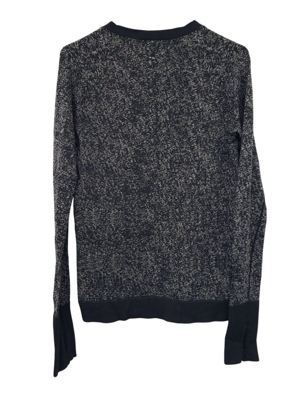 Lululemon Rest Less Pullover Long Sleeve Top Shirt Thumb Holes Base Layer Black - Picture 9 of 9